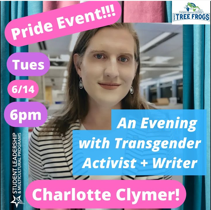 Pride event an evening with charlotte Clymer