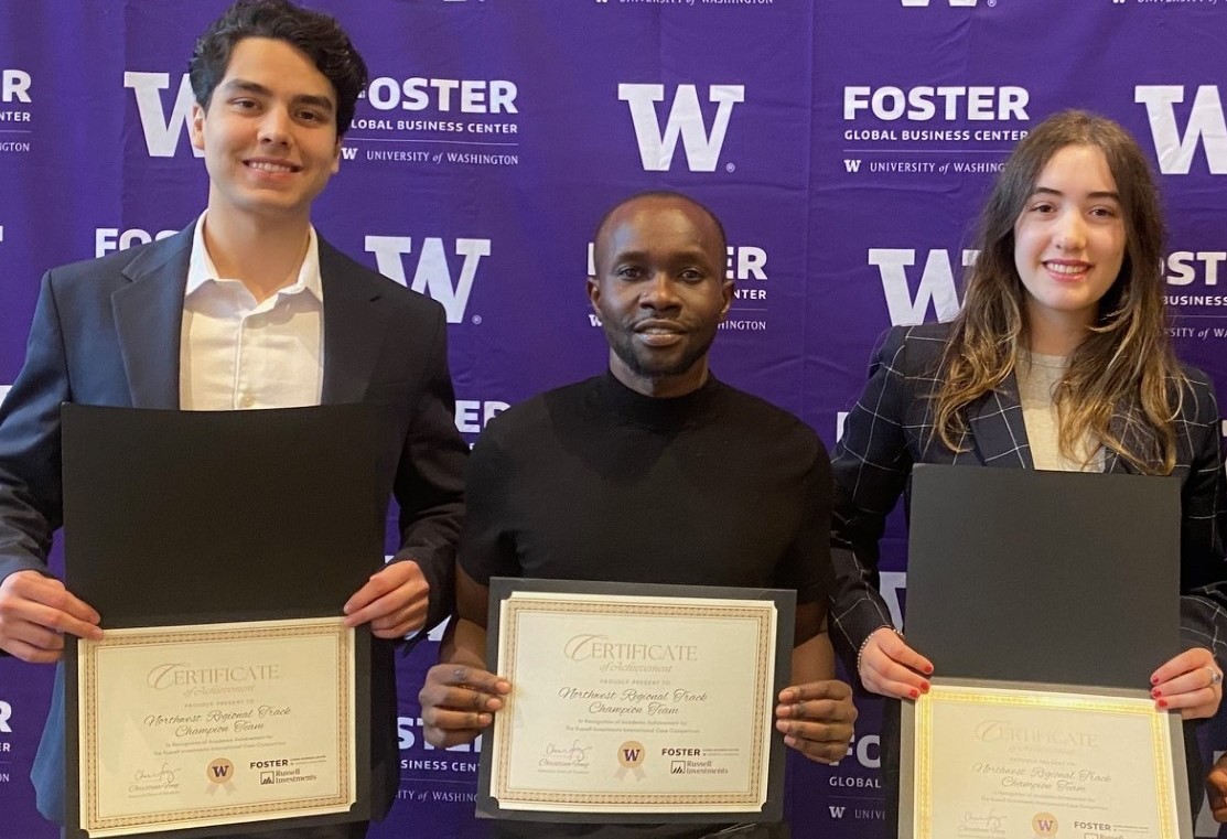 North Team Wins Competition at UW Foster School of Business 