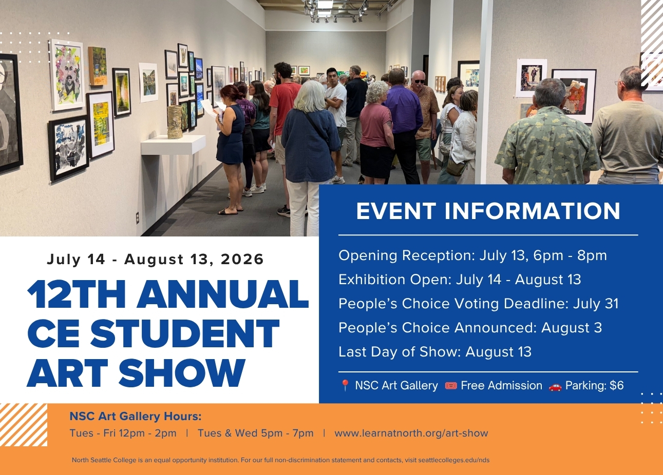 12 Annual CE Student Art Show