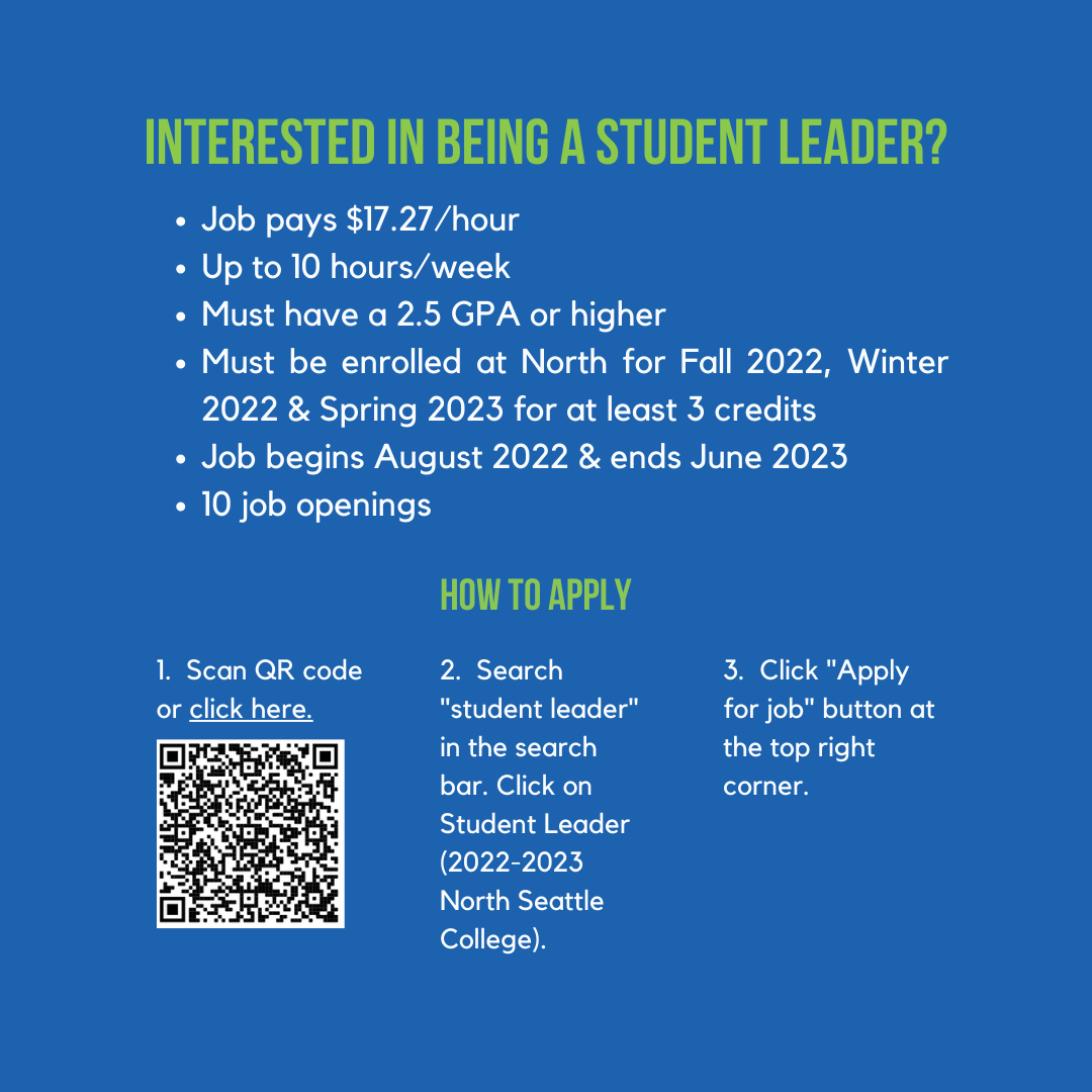 student leadership is hiring